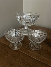 Vintage footed clear for sale  READING