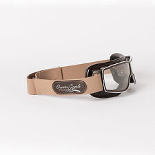 Motorradbrille aviator leder gebraucht kaufen  Lunden