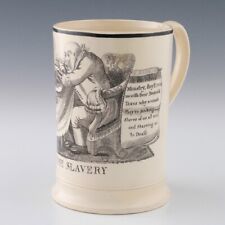 Creamware mug satirical for sale  TUNBRIDGE WELLS