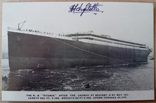 Original autographed titanic for sale  STOCKPORT