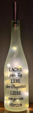 Led flasche spruch gebraucht kaufen  Güsten