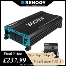 Renogy 3000w 12v for sale  MANCHESTER