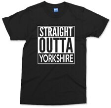 Camiseta unissex Straight Outta Yorkshire engraçada Yorkshireman England Heritage, usado comprar usado  Enviando para Brazil