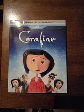 Coraline 4K Ultra HD + Blu-ray + Booklet + Slipcover (No Digital Copy) comprar usado  Enviando para Brazil