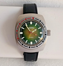 VOSTOK AMPHIBIA BARREL 2209 Zielona tarcza Vintage ZSRR Radziecki zegarek nurkowy 200m na sprzedaż  PL