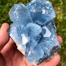 Large natural celestite d'occasion  Expédié en Belgium