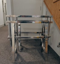Silver aluminium trestle for sale  LONDON