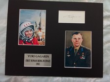 Yuri gagarin signed for sale  BIGGLESWADE