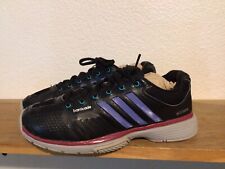 Tênis CourT Feminino Adidas Adipower Barricade Tamanho 7.5 Preto Roxo comprar usado  Enviando para Brazil