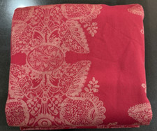 Mantel Cajón y Barril Tamburiini Rojo Profundo y Dorado 60 x 120 en 100% Algodón segunda mano  Embacar hacia Mexico