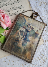 Ancien miroir barbier d'occasion  Le Poinçonnet