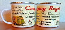 Emaille tassen becher gebraucht kaufen  Braunschweig