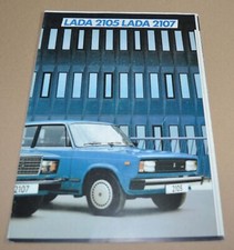 Łada VAZ 2105 2107 Radziecki ZSRR Broszura samochodowa Broszura Prospekt Nederland na sprzedaż  PL