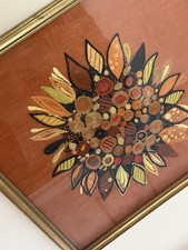 Vintage picture crewel for sale  HINCKLEY