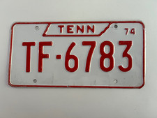 1974 tennessee license for sale  Poughkeepsie