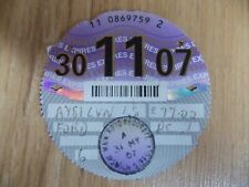 Road tax disc for sale  BRANDON
