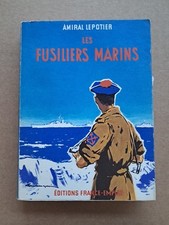 Livre fusiliers marins d'occasion  Tergnier