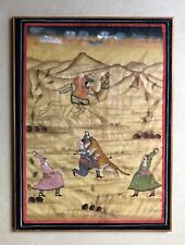 Gouache indienne soie d'occasion  Artigues-près-Bordeaux