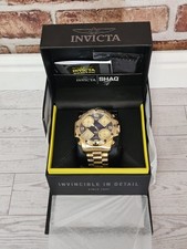 Invicta SHAQ relógio masculino 58mm quartzo aço inoxidável tom dourado brilho noturno 33867 comprar usado Invicta SHAQ relógio masculino 58mm quartzo aço inoxidável tom dourado brilho noturno 33867 comprar usado  Enviando para Brazil