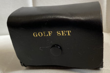Juego de Regalo de Golf con Pelotas de Golf, Camisetas, Tela y Rotulador en Estuche de Cuero Padres d segunda mano  Embacar hacia Mexico