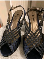 Ladies pavers navy for sale  WILLENHALL