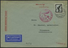 Zeppelinpost 23ia 1929 gebraucht kaufen  Gettorf