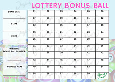 Bonus ball card for sale  HALIFAX