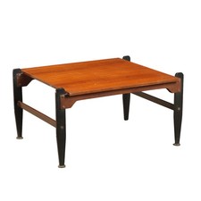 Mesa de centro vintage década de 1960 madeira maciça folheada a mogno Itália comprar usado  Enviando para Brazil