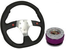Chrome steering wheel for sale  PETERBOROUGH