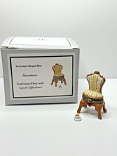 CADEIRA ANTIGA VINTAGE Porcelana Articulada Caixa de Bugigangas PHB Midwest of Cannon Falls Novo Na Caixa, usado comprar usado CADEIRA ANTIGA VINTAGE Porcelana Articulada Caixa de Bugigangas PHB Midwest of Cannon Falls Novo Na Caixa, usado comprar usado  Enviando para Brazil