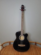 Baixo elétrico acústico Best Choice Products - Tamanho completo 4 cordas - Com bolsa comprar usado  Enviando para Brazil