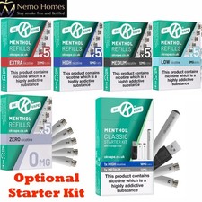Vape menthol cartomizer for sale  HEMEL HEMPSTEAD