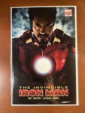 Marvel Comics Invincible Iron Man #25 1:10 Variant Photo CVR HIGH GRADE RDJ Doom comprar usado  Enviando para Brazil