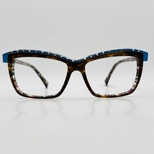Óculos Alain Mikli Feminino Angular Marrom Turquesa Extravagante Mod. A02018 4251 Novo comprar usado  Enviando para Brazil