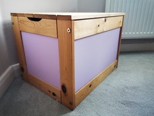 Pine toy chest for sale  PRENTON
