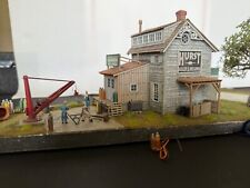 Modelo de estrutura ferroviária, moinhos de barras HO Horst caldeira e diorama de soldagem comprar usado  Enviando para Brazil