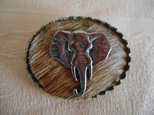 Elephant head brooch for sale  BURY