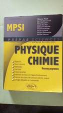 Physique chimie mpsi d'occasion  Joinville