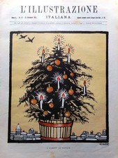 Illustrazione italiana dicembr usato  Enna