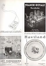 Publicite theodore haviland d'occasion  Baignes-Sainte-Radegonde