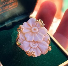 Anello cammeo conchiglia usato  Torre del Greco