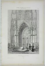 Lithographie portail latéral d'occasion  Rioz