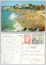 Cartão postal 1969 c32435 Balneario Caleta Abarca Vina del Mar Chile, usado comprar usado  Enviando para Brazil
