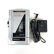 Antigo 80s Prata Sanyo M-G31A Walkman Leitor de Cassete Fita de Metal Rádio AM/FM Funciona comprar usado  Enviando para Brazil