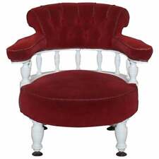 Victorian red velvet for sale  PULBOROUGH