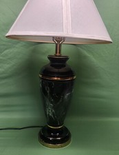 Abajur de mesa vintage de porcelana feito na Itália granito falso com abajur comprar usado  Enviando para Brazil
