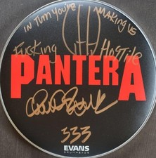 Pantera Charlie Benante 333 assinado Evans 12" Drumhead CFH 2025 TOUR comprar usado  Enviando para Brazil
