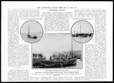1909 antique print for sale  ASHFORD