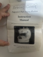 Máquina de costura estilo profissional Sewing Genie compacta, leve nunca usada comprar usado  Enviando para Brazil