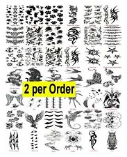 2 Tatuajes Falsos Temporales Transferencia Vestido Elegante Tatuaje Medias Relleno Halloween segunda mano  Embacar hacia Mexico